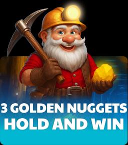3 Golden Nuggets - Hold and Win