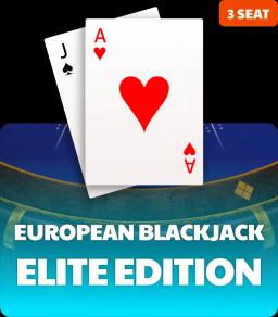3 Seat European Blackjack Elite Edition